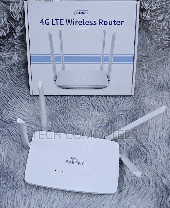 4g Lte Router With High Gain Antennas for Strong Coverage