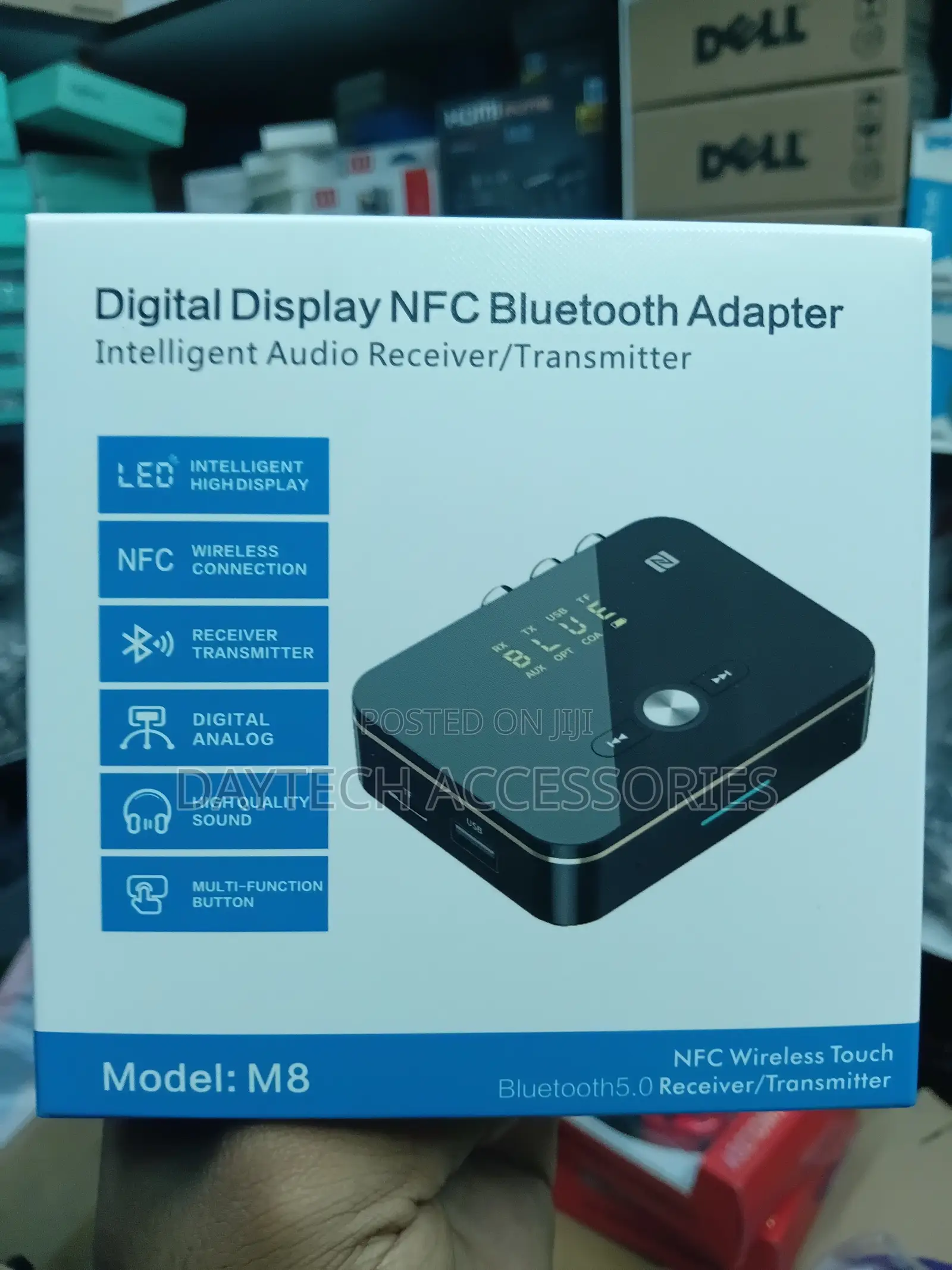Bluetooth 5.0 Audio Transmitter / Receiver With NFC M8