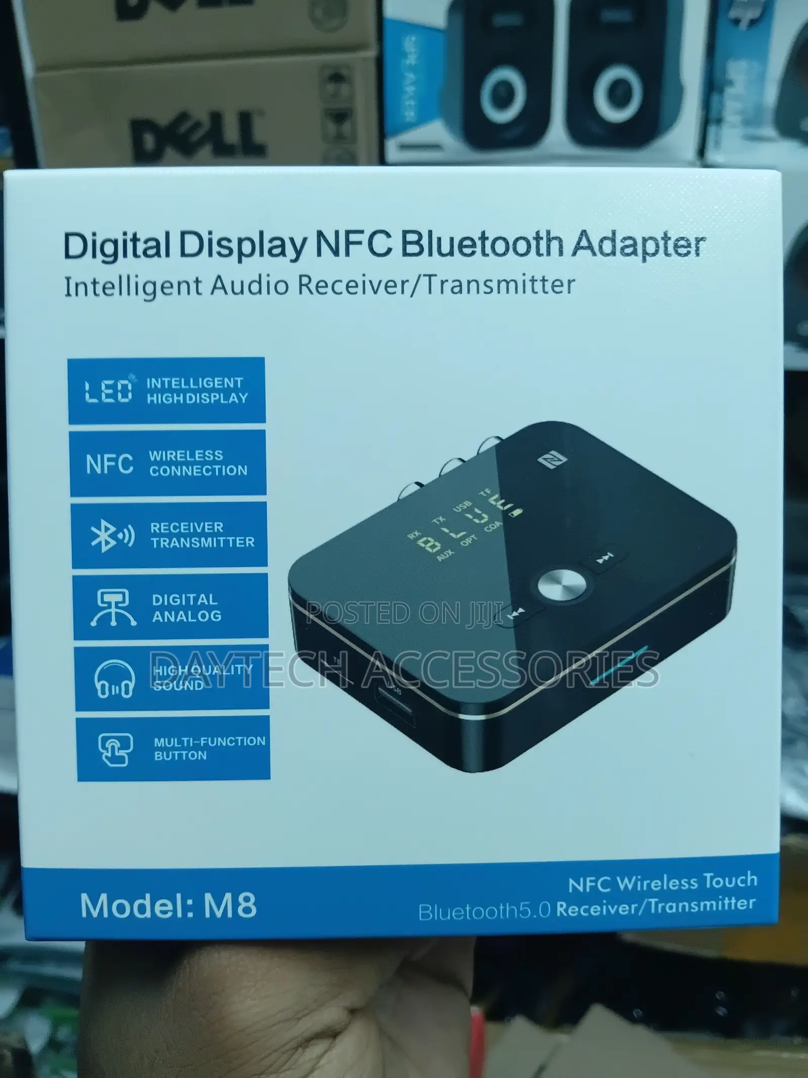 Bluetooth 5.0 Audio Transmitter / Receiver With NFC M8