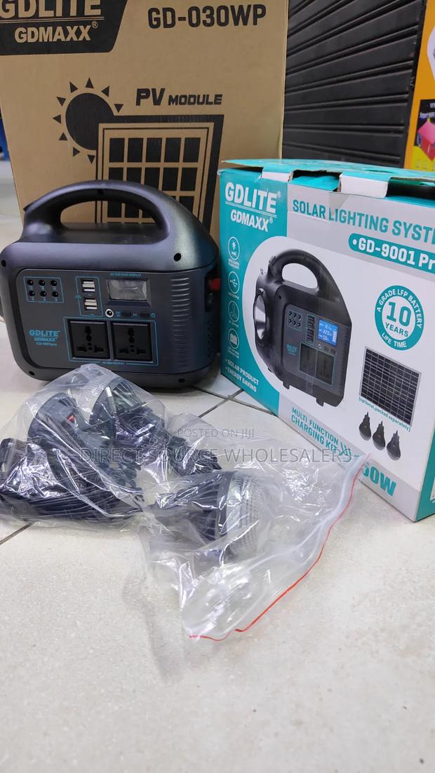 Gdlite 150w Multi-Function Solar Power Kit (Gdmaxx Gd-9001 Pro)