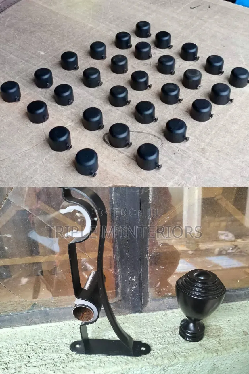 Sleek Matte Black Anti-Rust Accessories
