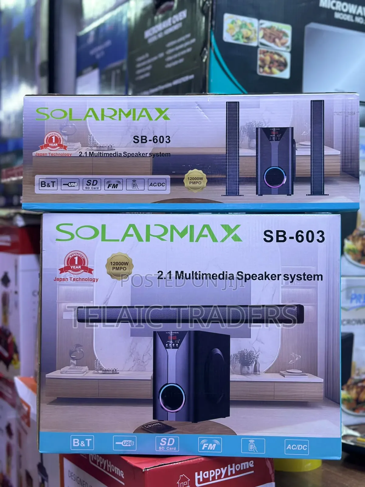 Solarmax Sb-603 2.1 Multimedia Speaker System