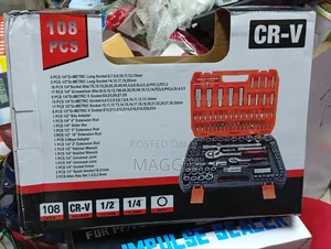 108 PCS 1/4"-1/2 " Dr Socket Set