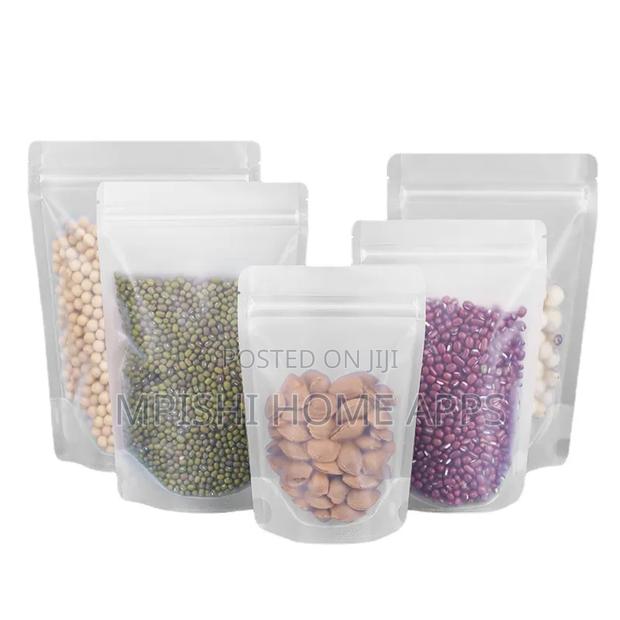 Matte Clear Stand-Up Pouches - main view