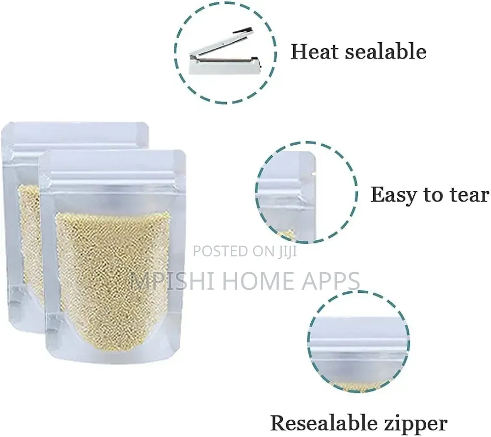 Matte Clear Stand-Up Pouches
