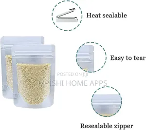 Matte Clear Stand-Up Pouches