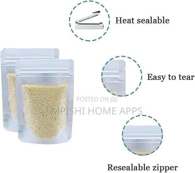 Matte Clear Stand-Up Pouches - thumbnail 3