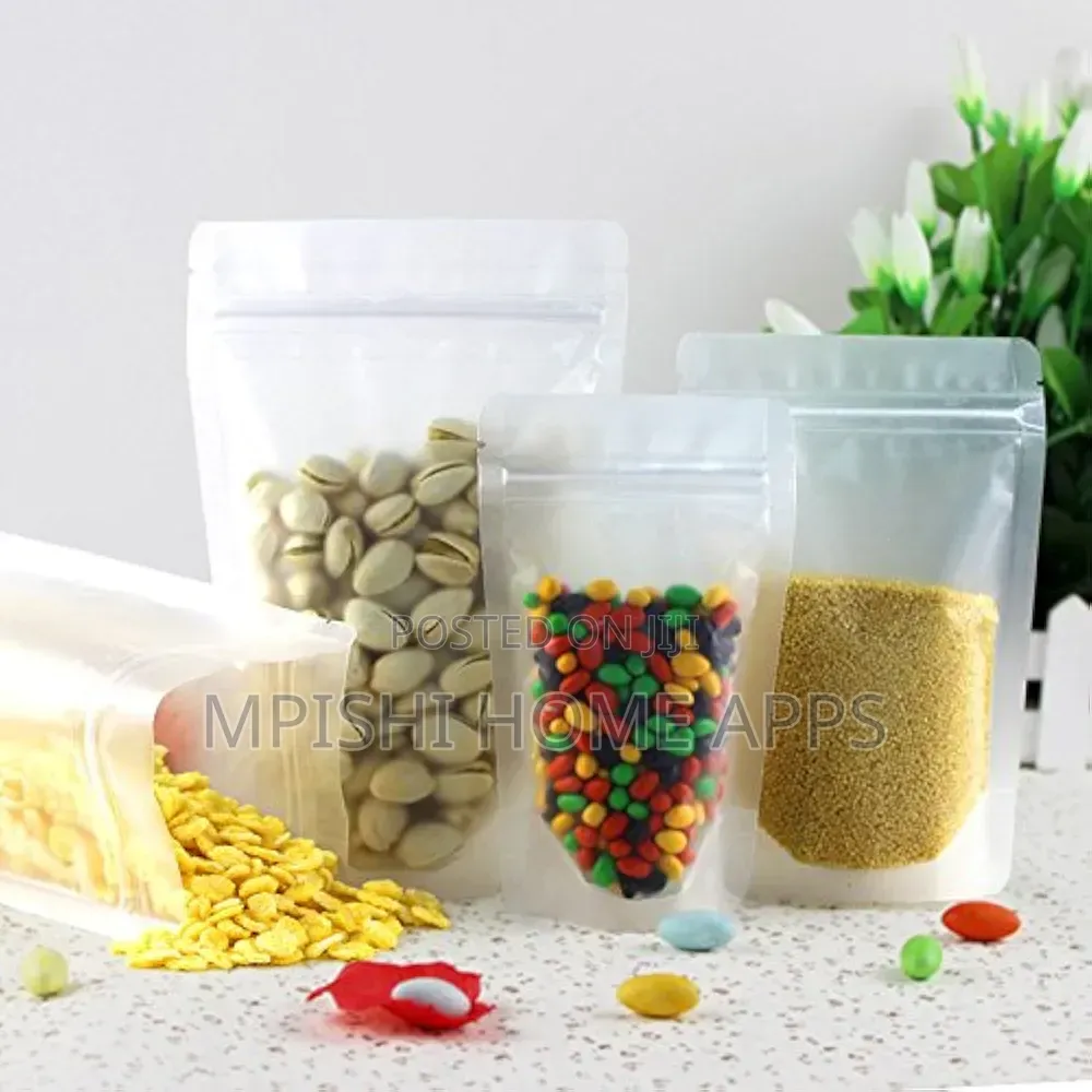 Matte Clear Stand-Up Pouches