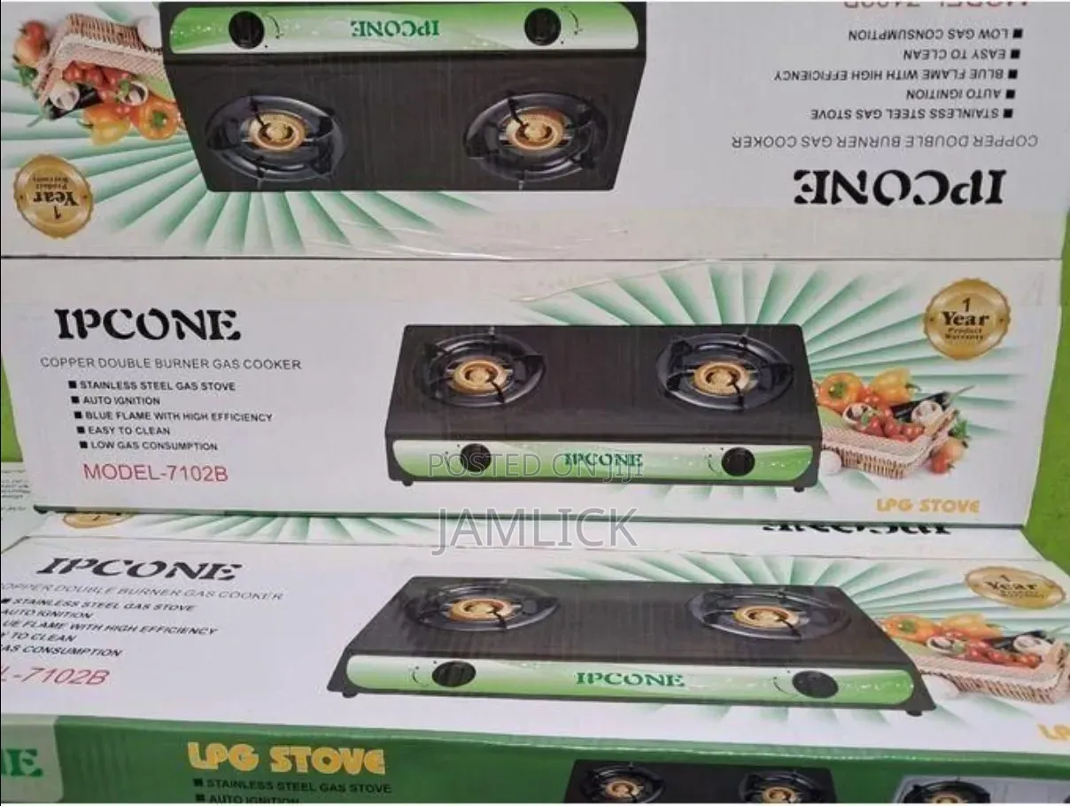 Ipcone 2 Burner Stainless Steel Cooker - Aw