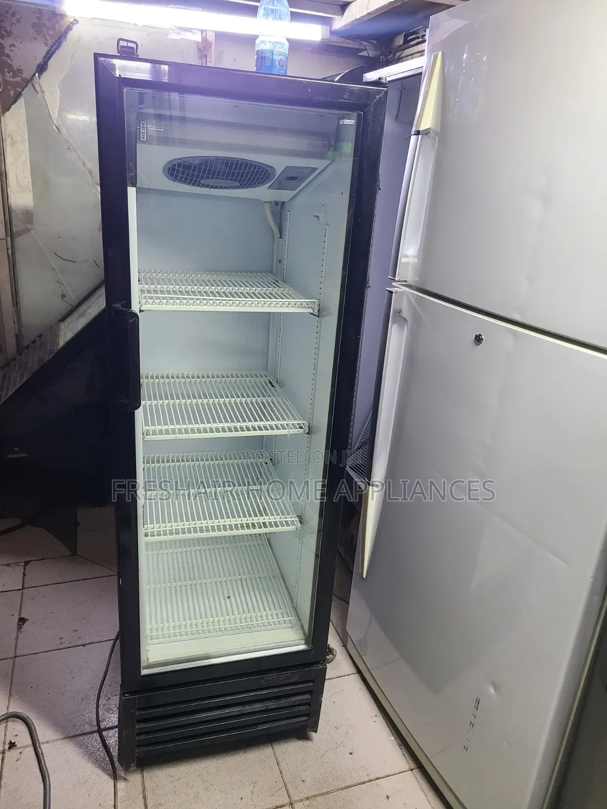 Black Medium Display Fridge