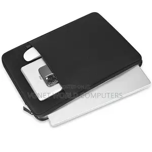 Padded Laptop Sleeve 13",14,15.6 Inches, Padded With Extra Pocket.