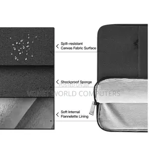 Padded Laptop Sleeve 13",14,15.6 Inches, Padded With Extra Pocket.