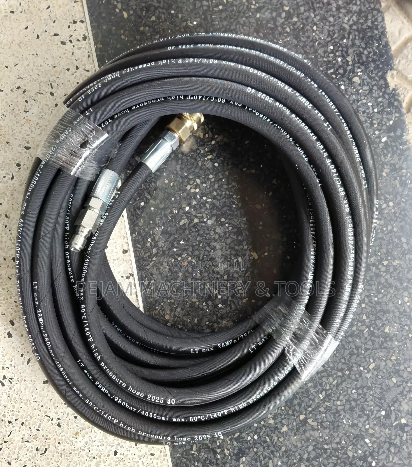 Wired Heavy-Duty Carwash Pipe 15m