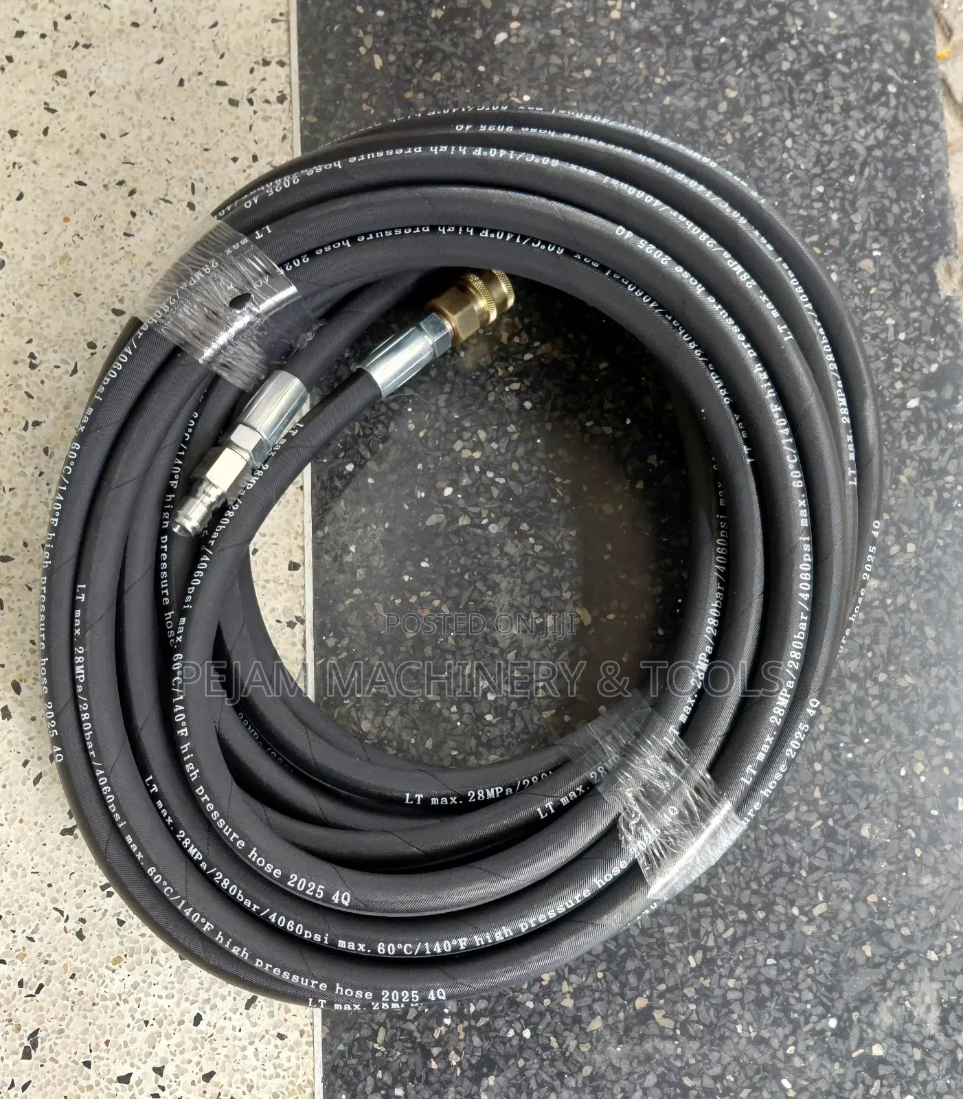 Wired Heavy-Duty Carwash Pipe 15m