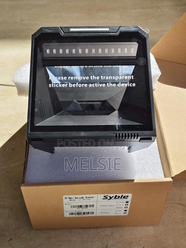 Xb-8808g Syble Scanner 2d Qr Code Omnidirection Desktop Barcode Reader