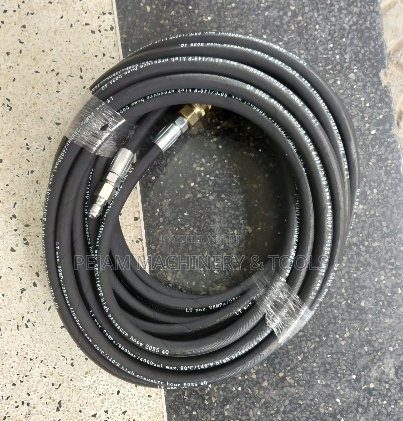 Wired Heavy-Duty Carwash Pipe 15m