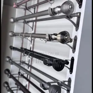 Decorative Jua Kali Curtain Rods With Premium End Finials Kenya