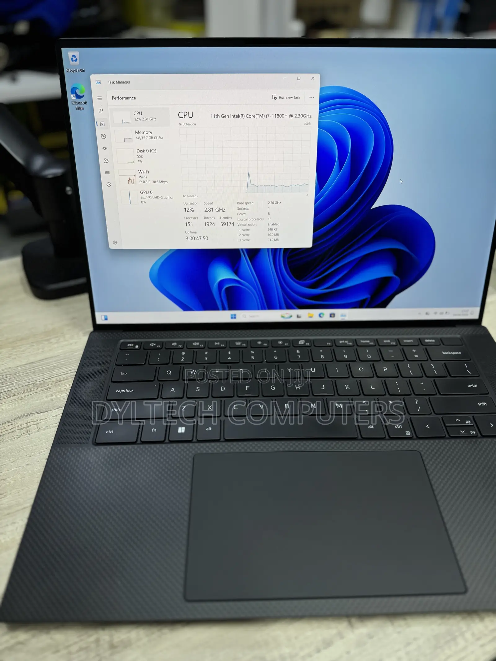 Laptop Dell Precision 5560 16GB Intel Core i7 SSD 512GB