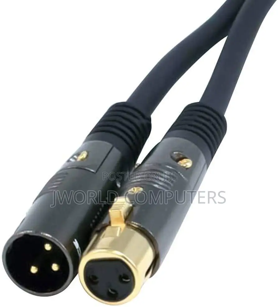 XLR Male-Female 1m