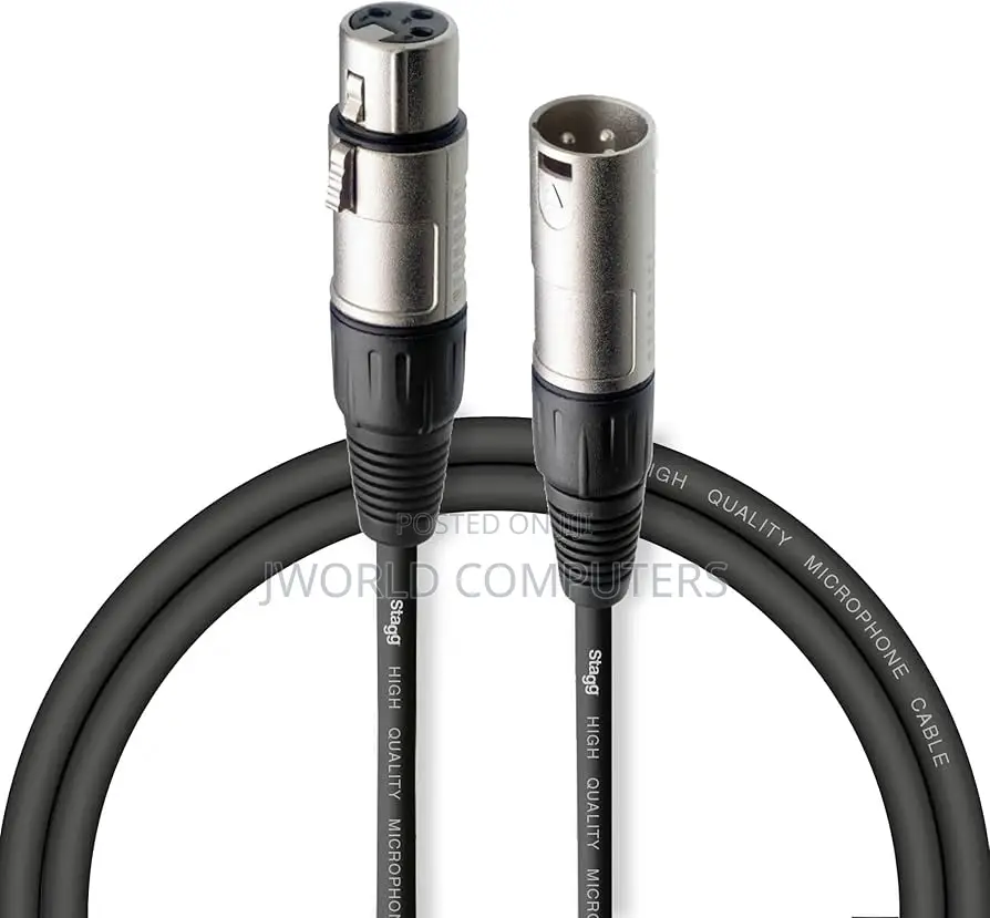 XLR Male-Female 1m
