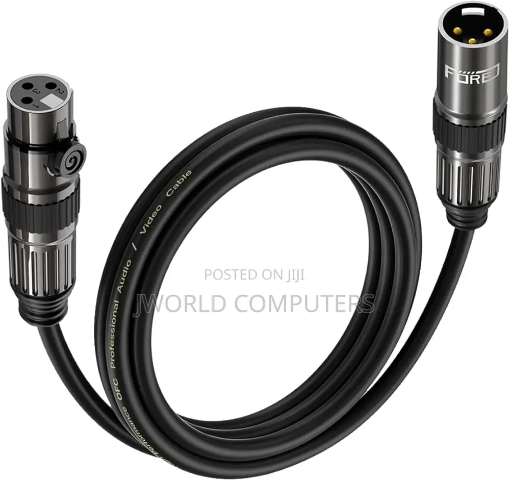 XLR Male-Female 1m