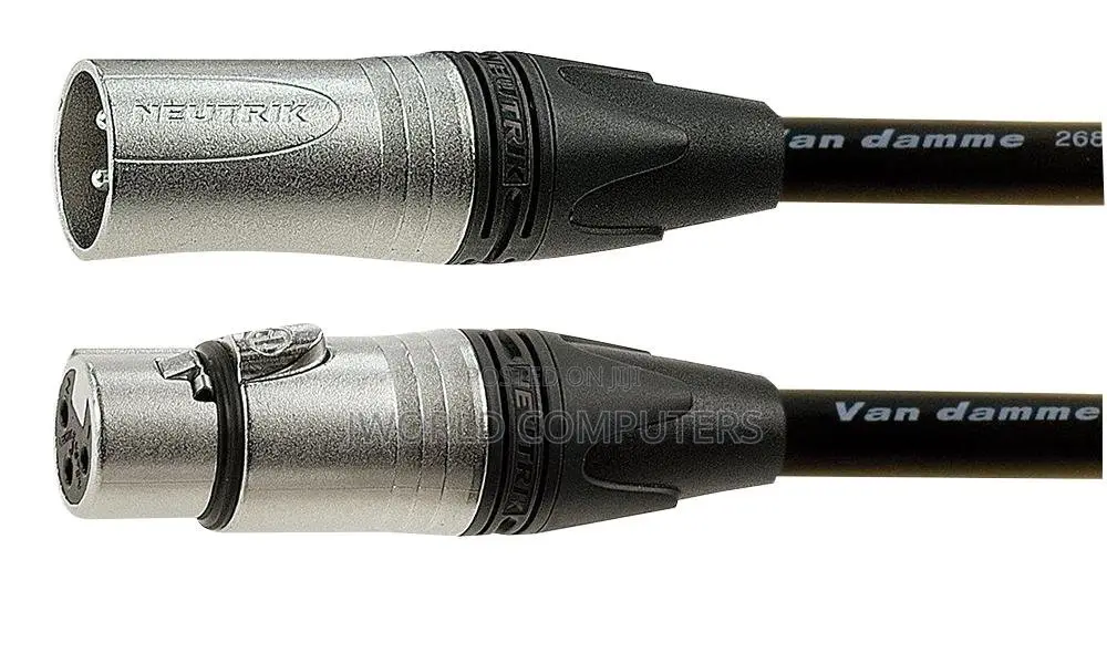 XLR Male-Female 1m
