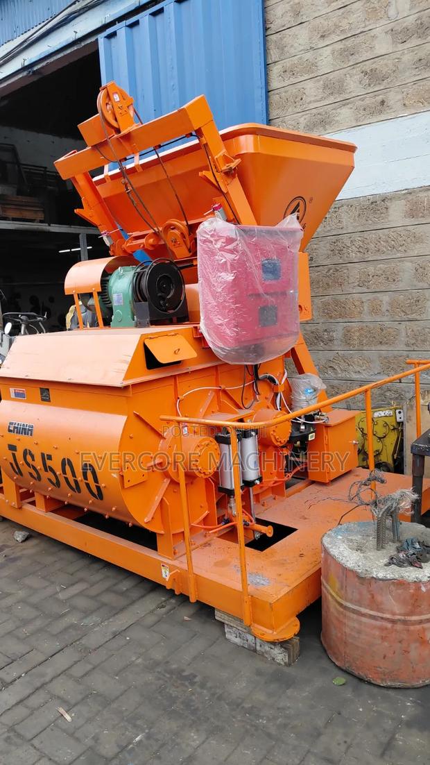 Ccommercial Js500 Batching Plant With Js500 Combination. - thumbnail 3