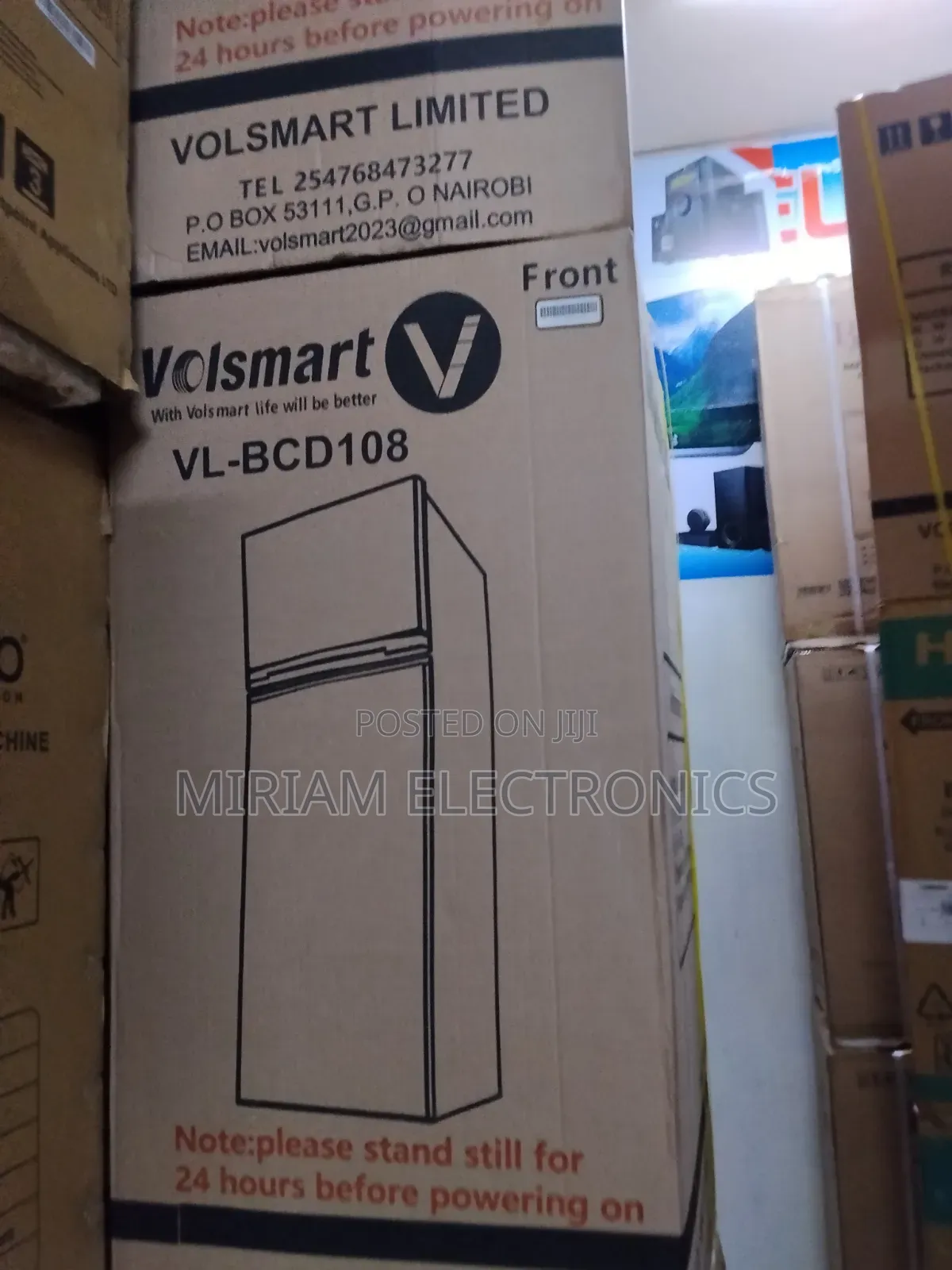 Volsmart 108 Litres Double Door Fridge