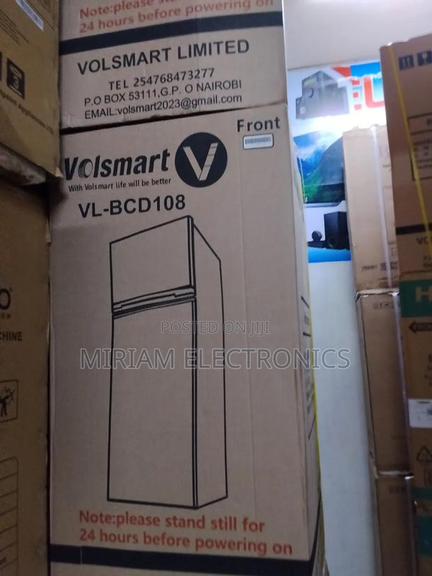 Volsmart 108 Litres Double Door Fridge - main view