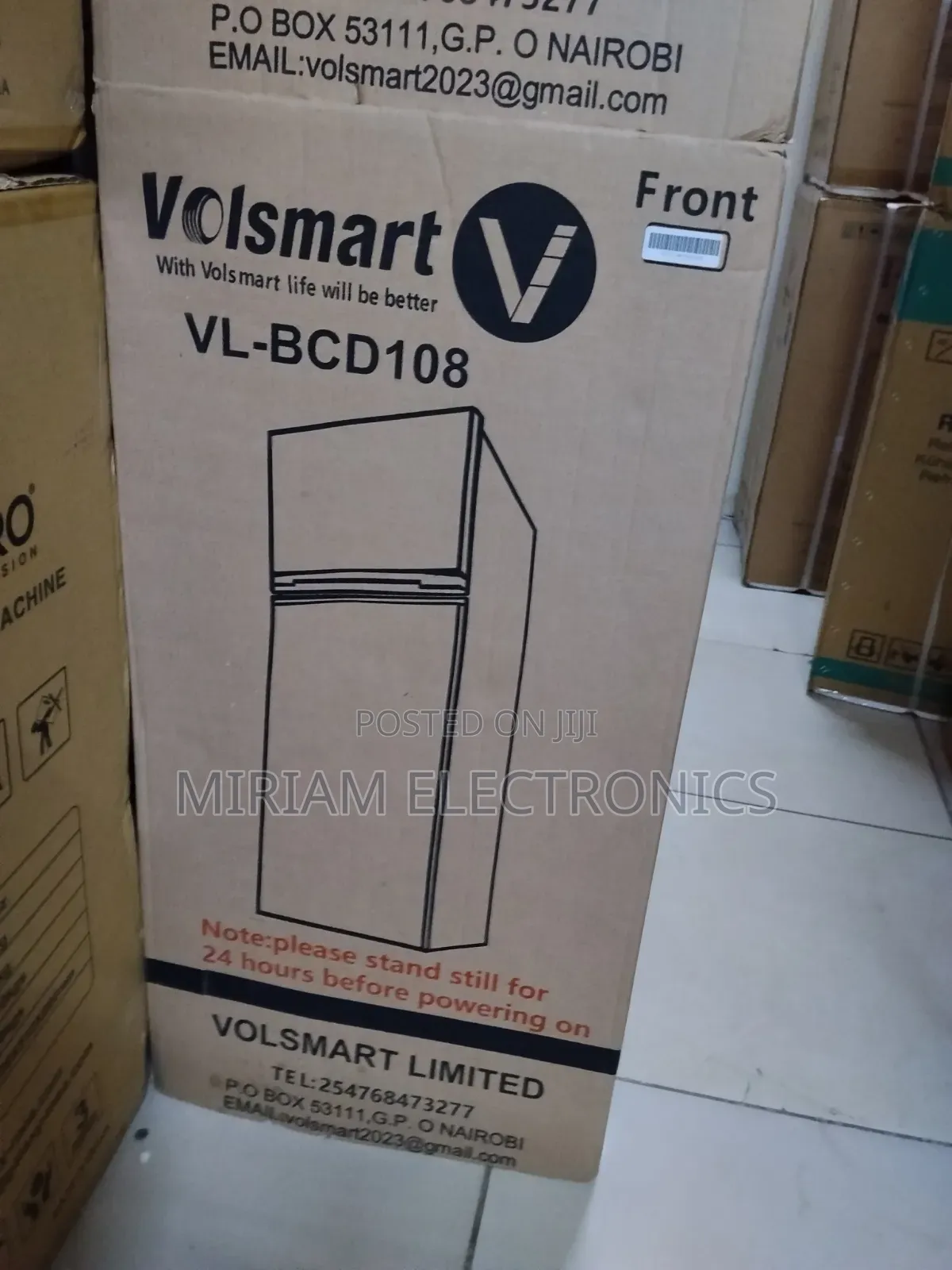 Volsmart 108 Litres Double Door Fridge