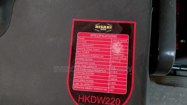 Hisaki 220amps Diesel Welding Generator - thumbnail 3