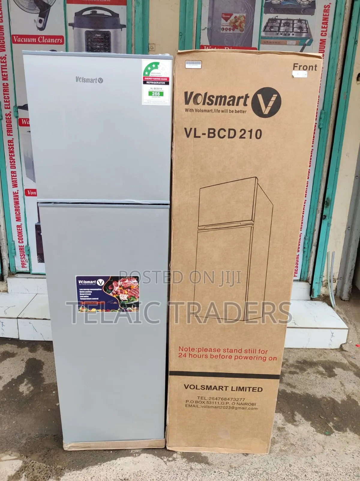 Volsmart 210l Double Door Fridge