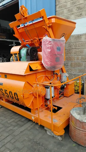 Industrial Js500 Concrete Mixing Machine Electric Powered