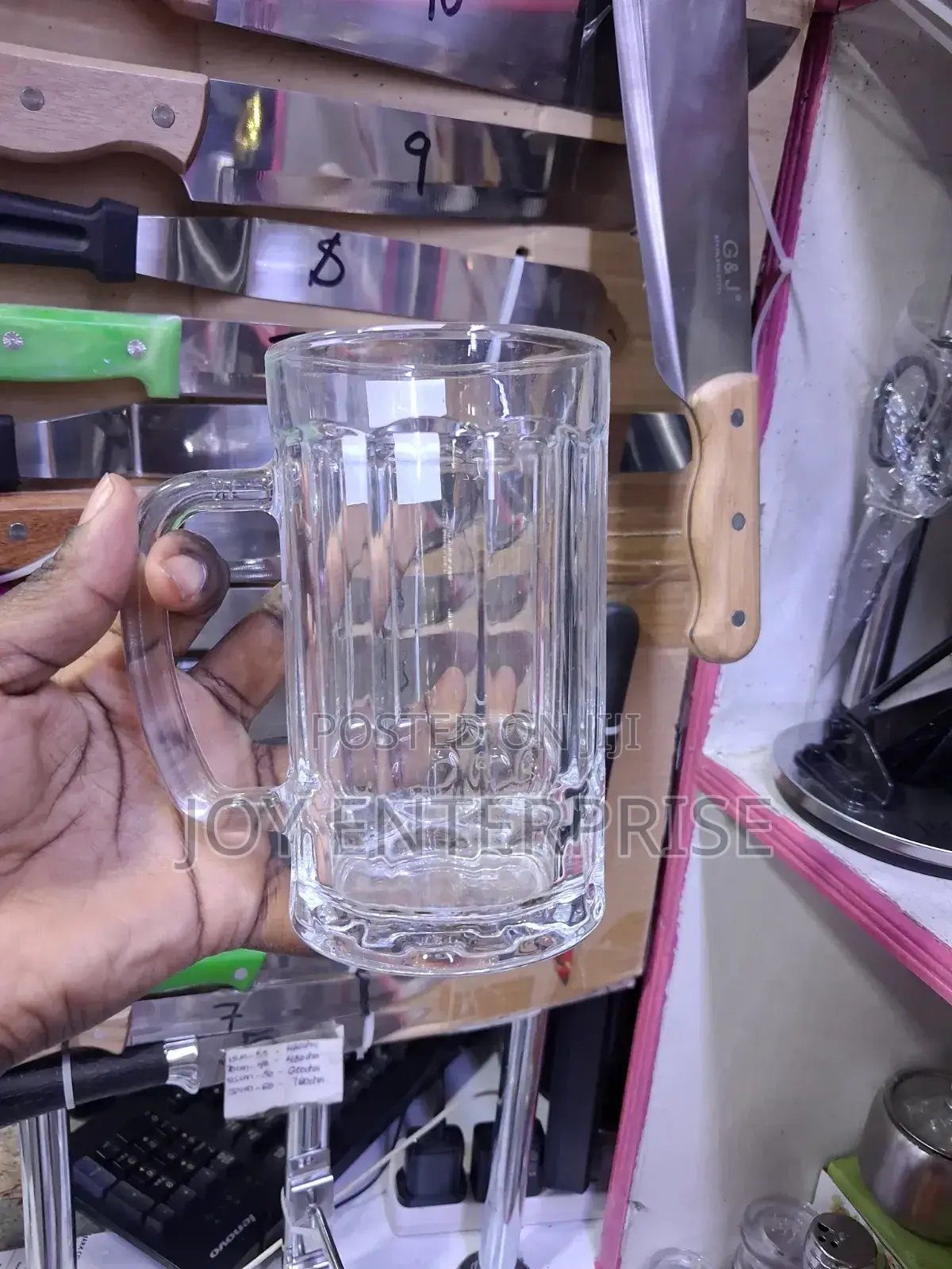 Beer Mug/ Glass Clear Mug 420ml