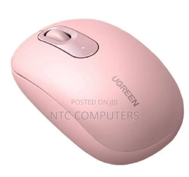 Ugreen 2.4g Wireless Mouse Cherry Pink - Mu105