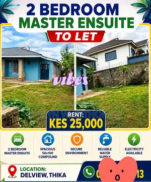 2bdrm Bungalow in Delview, Thika CBD for rent
