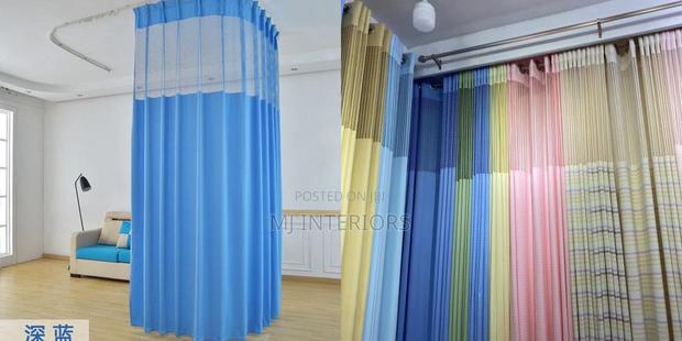 Hospital Privacy Curtains With Track and Hook Systems