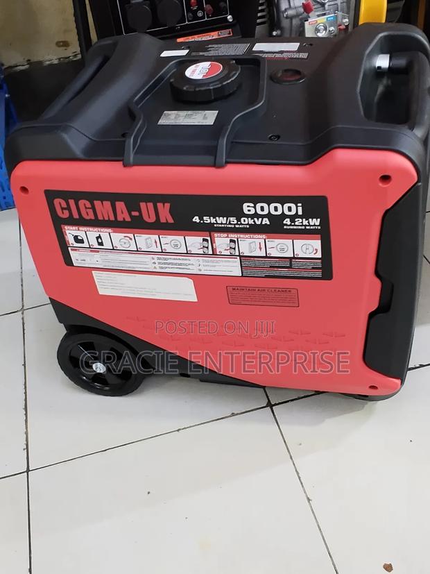Cigma-Uk 6000i Petrol Inverter Silent Generator.