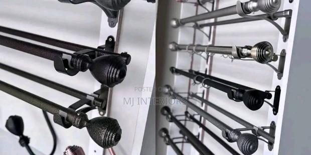 Quality Jua Kali Curtain Rods With Complete Mounting Accessories