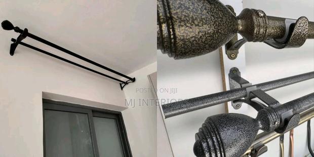 Custom Made Jua Kali Curtain Rods for Homes and Offices Kenya
