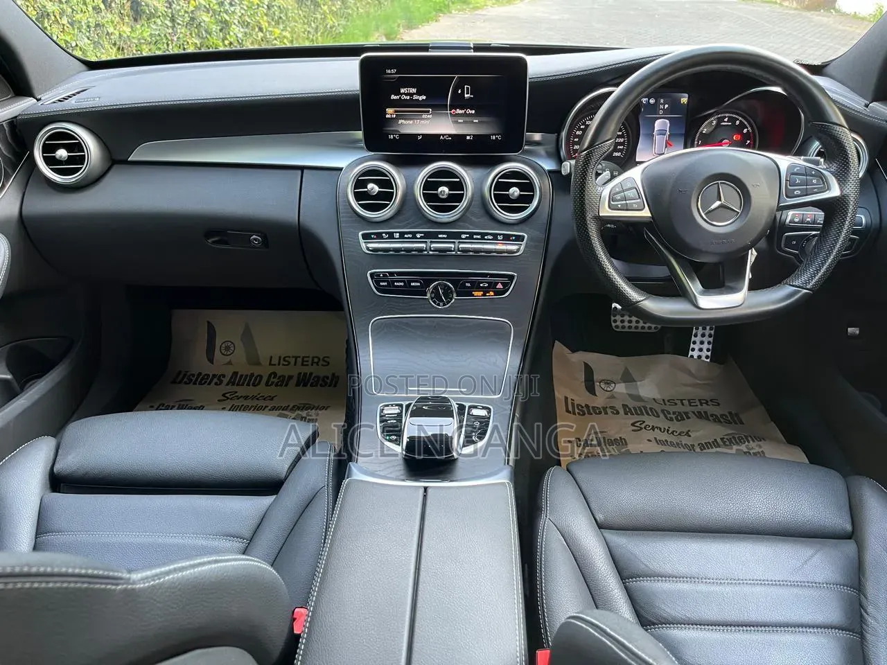 Mercedes-Benz C200 2017 Black