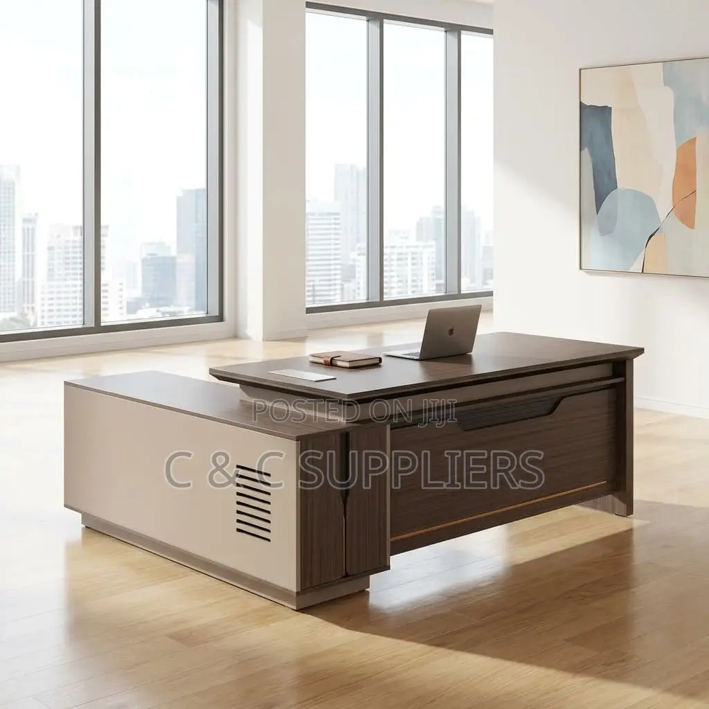 L-Shaped 1600mm Executive Desk