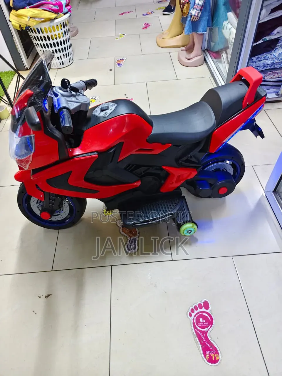 Kids Luxury Electric Motorcycle – Key Ignition - Br