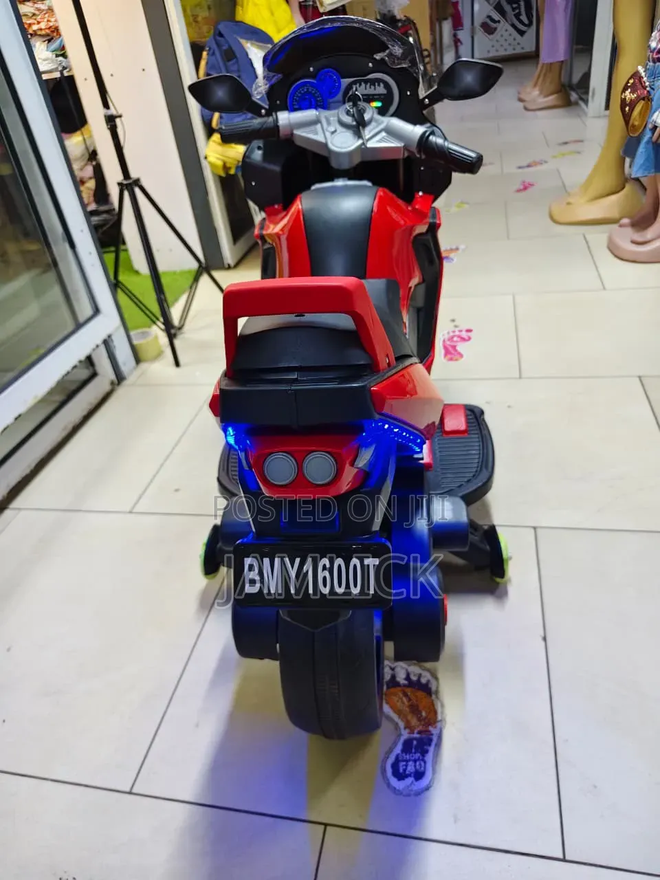 Kids Luxury Electric Motorcycle – Key Ignition - Br