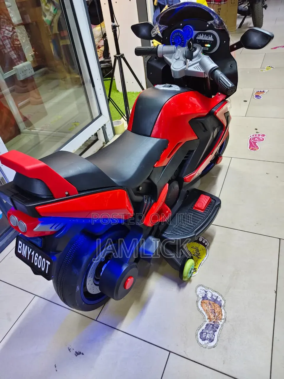 Kids Luxury Electric Motorcycle – Key Ignition - Br