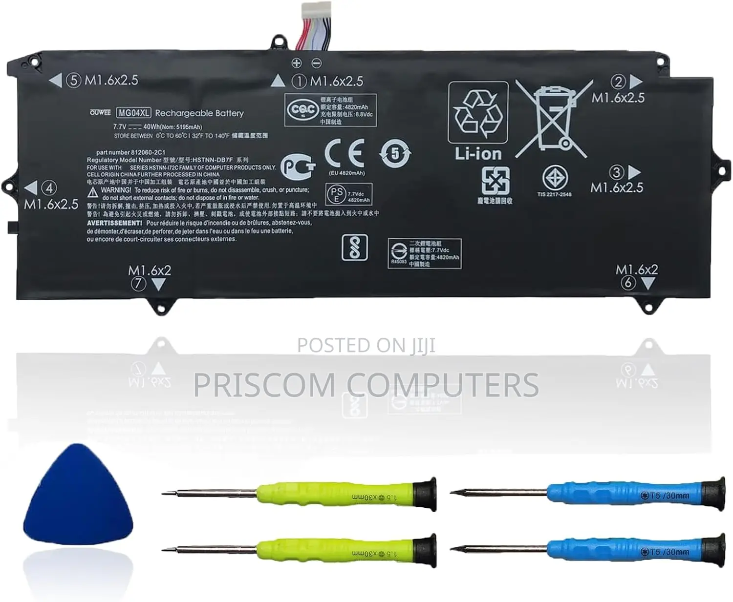 Battery Mg04 Mg04xl Laptop Battery for Hp Elite X2 1012 G1 Series