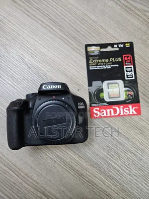 Canon 4000d (Body) With 64gb Card