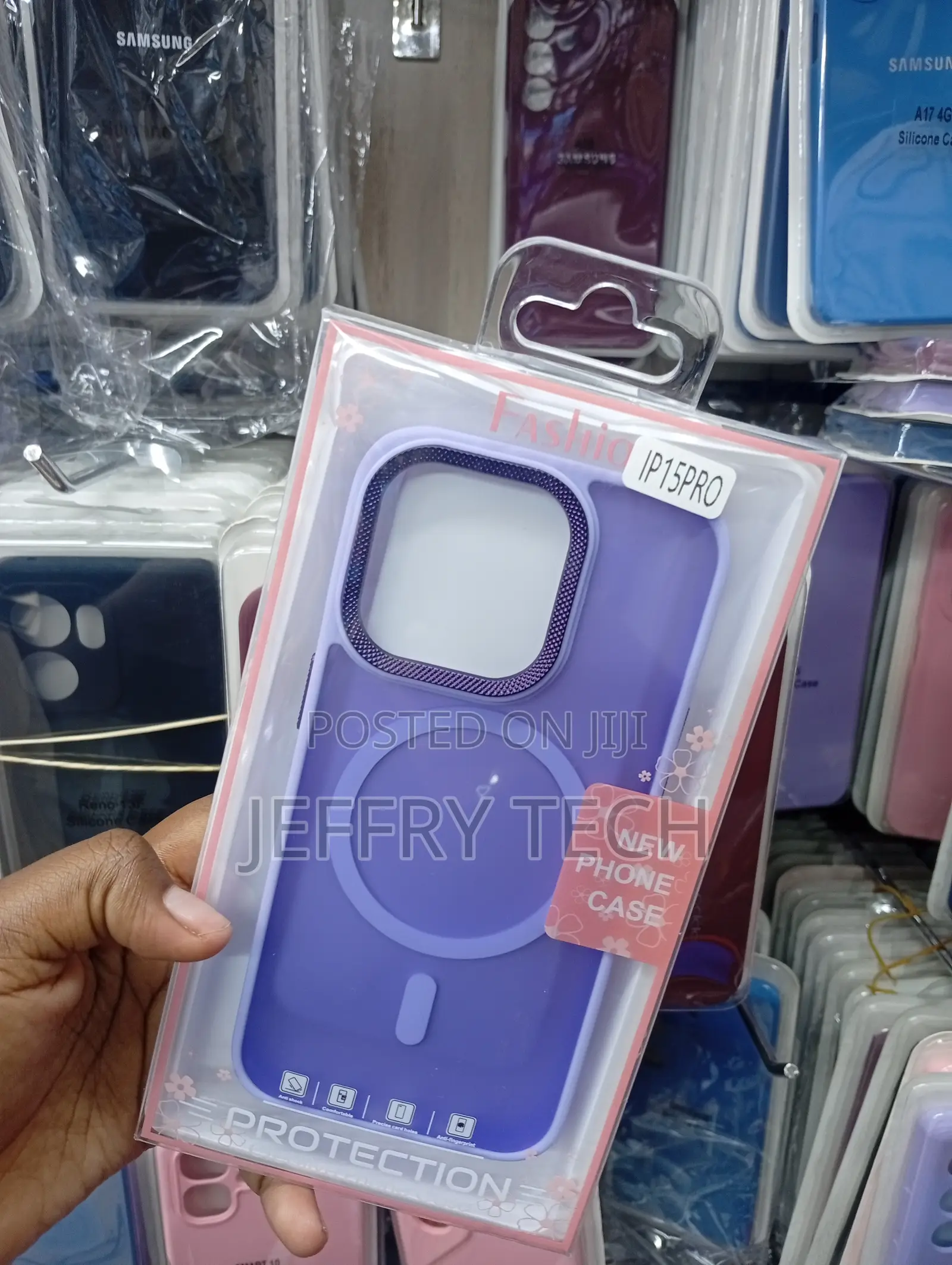 Ip15pro Lavender Enhanced Protection Cover