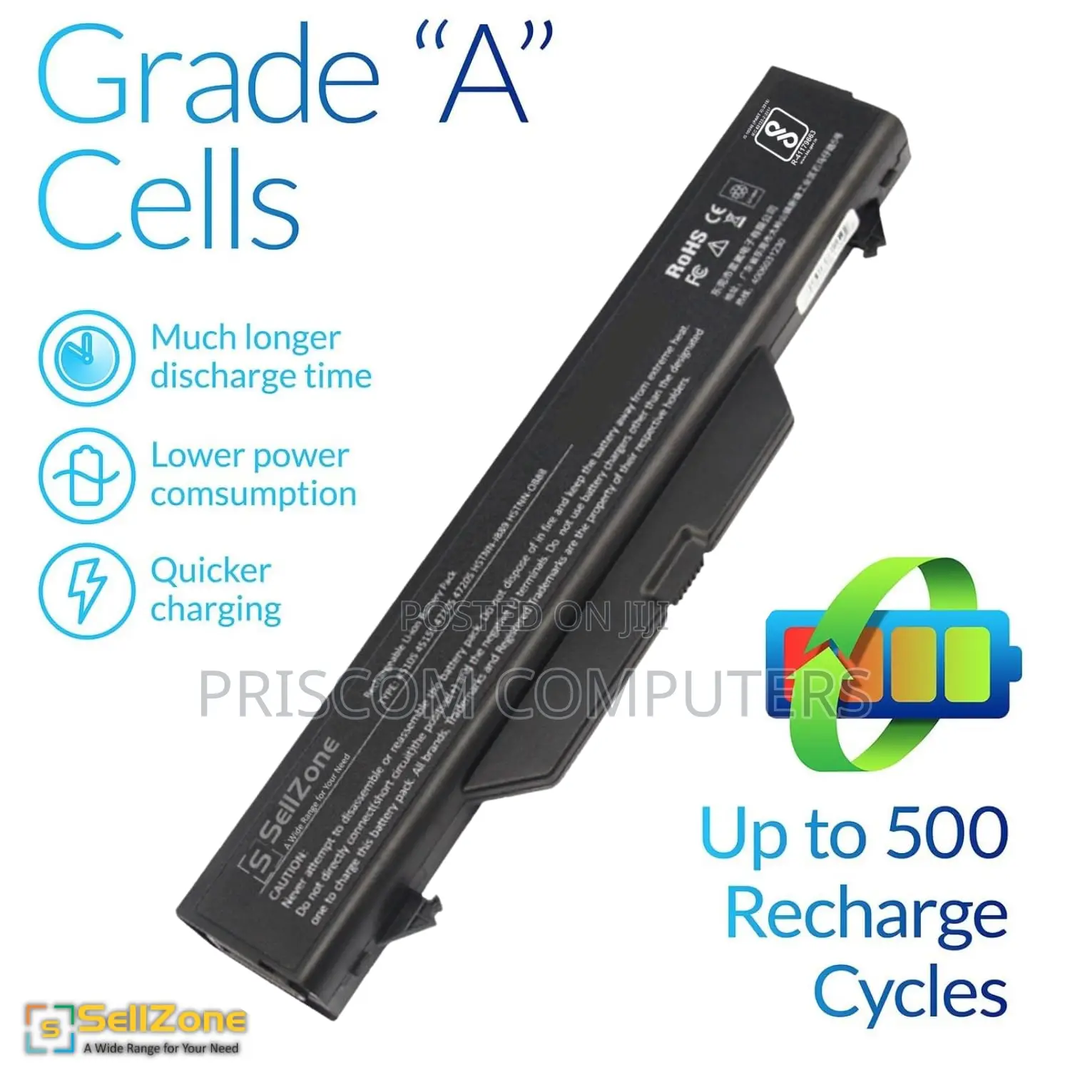 Hp Probook 4510s 4515s 4710s Laptop Battery