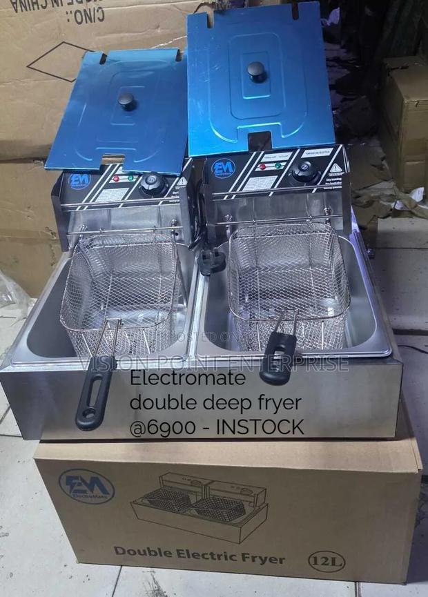 Double Deep Fryer Electromate - main view